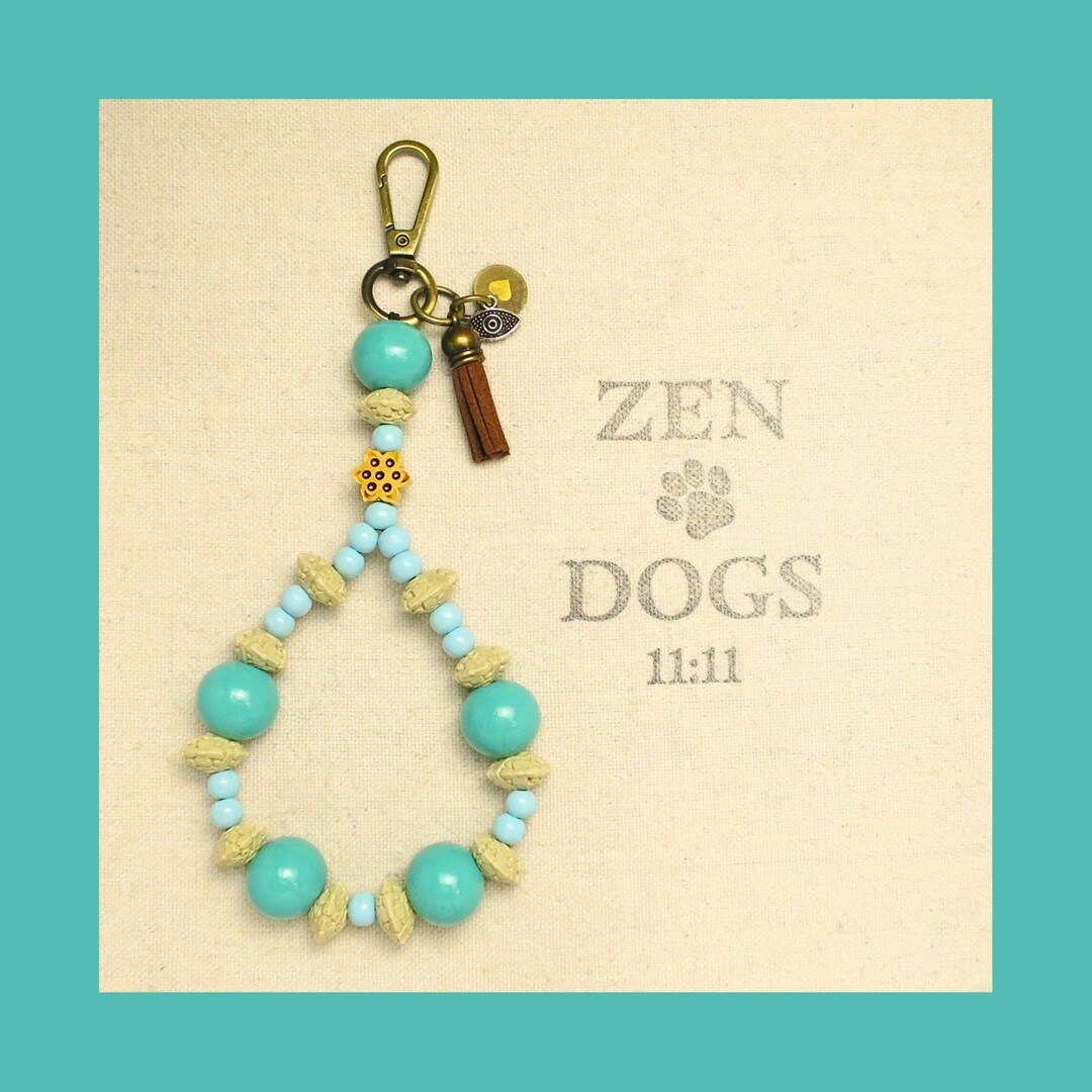 Zen Keychain Celestial Beaded Wristlet Keychain: Galaxy-inspired Zen Gift, Stretchy ...