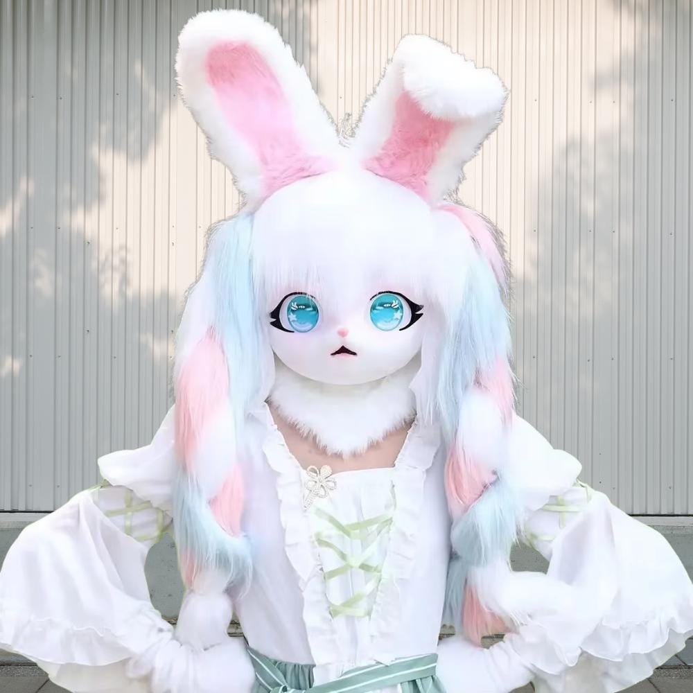 Python Fursuit Fursuit Head Base Mask, Furry Cosplay Animal Head, Cat Rabbit Kigurumi ...