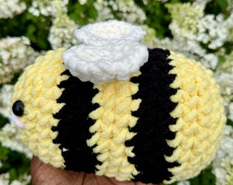 Crochet Bumblebee Plushie, Amigurumi Bee Plushie, Crochet Bee Plushie, Bumblebee Plushie