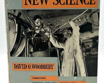 1961 First Edition 1001 Questions Answered About the New Science David Woodbury Book | 1st British Ed | Space Age, Physics, Atomic Energy