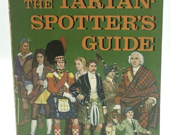 Vintage 1976 Tartan-Spotter's Guide 1st Print James Scarlett Scottish Clan Chart Book