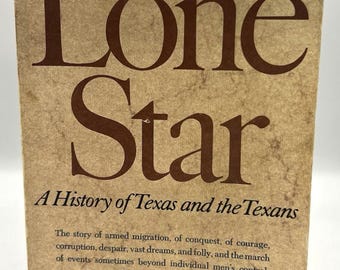 Lone Star History of Texas T R Fehrenbach 1980 1st Collier Edition Vintage Trade Paperback Americana Southwest Military Book