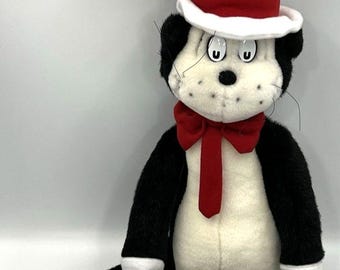 1998 Cat in the Hat Plush 21" Universal Studios Theme Park Exclusive Dr. Seuss Stuffed Animal Toy