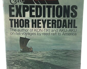 The Ra Expeditions Thor Heyerdahl 1971 1st/1st Ed Doubleday Hardcover Illus DJ