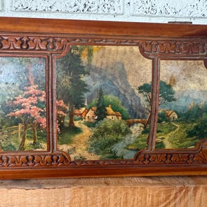 Hand Carved Cedar Box Decoupage