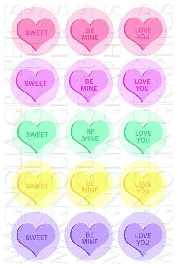 Items similar to Bottle Cap Images Valentine's Day ...