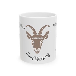 Capricorn Zodiac Mug, Horoscope Coffee Cup, Best Friend Gift, Astrology Inspired Drinkware, Zodiac Tea Mug, Unique Birthday Present