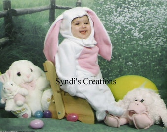BUNNY BABY size 18-24 mos Costume - Custom Handmade to order