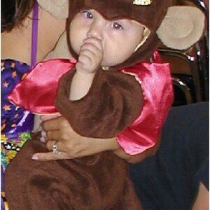 Abu Ready To Ship Size 12 mos Monkey Costume from Aladdin READY TO SHIP image 3