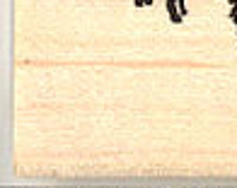 Small Detailed Honey Bee Rubber Stamp A3310 Wood Mounted
