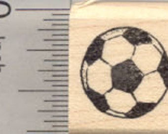 Soccer Ball Rubber Stamp Association Football