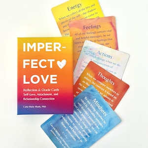 Unperfekte Liebes-Reflexion & Orakelkarten! Manifestierte Selbstliebe, gesunde Bindung und Beziehungsverbindung. Entdecke die Liebe, die du verdienst!