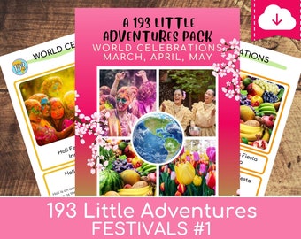 Festivals Around The World - March, April & May Edition - a 193 Little Adventures Pack