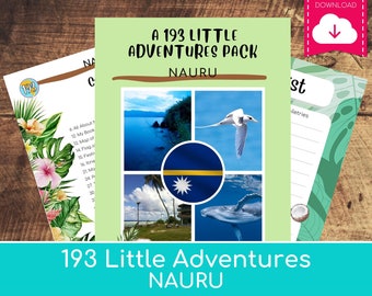 NAURU 193 Little Adventures Pack - Pacchetti culturali stampabili per bambini curiosi