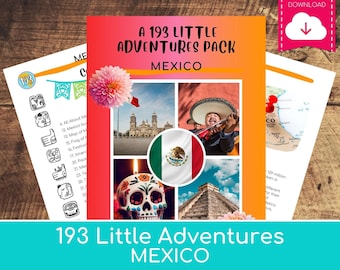 MEXICO 193 Little Adventures Pack -  Printable culture packs for curious kids