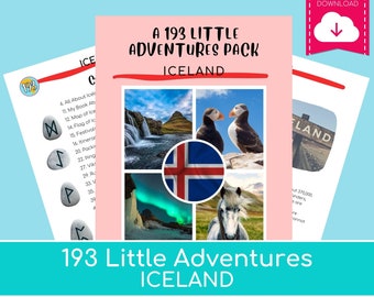 ICELAND 193 Little Adventures Pack - Printable culture packs for curious kids