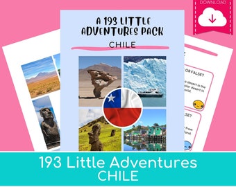 CHILE 193 Little Adventures Pack - Printable culture packs for curious kids