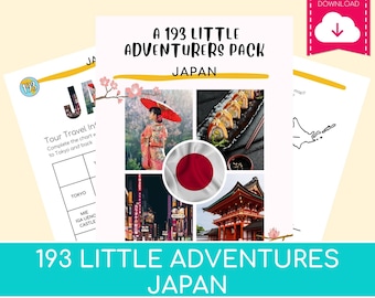 193 Little Adventures Pack - Japan. Printable culture packs for curious kids