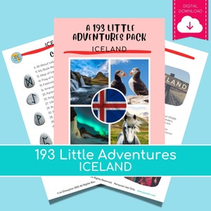 ICELAND 193 Little Adventures Pack - Printable culture packs for curious kids