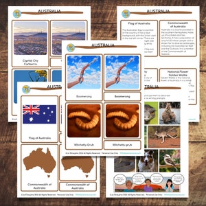 AUSTRALIA a 193 Little Adventures Pack Printable culture packs for curious kids image 6