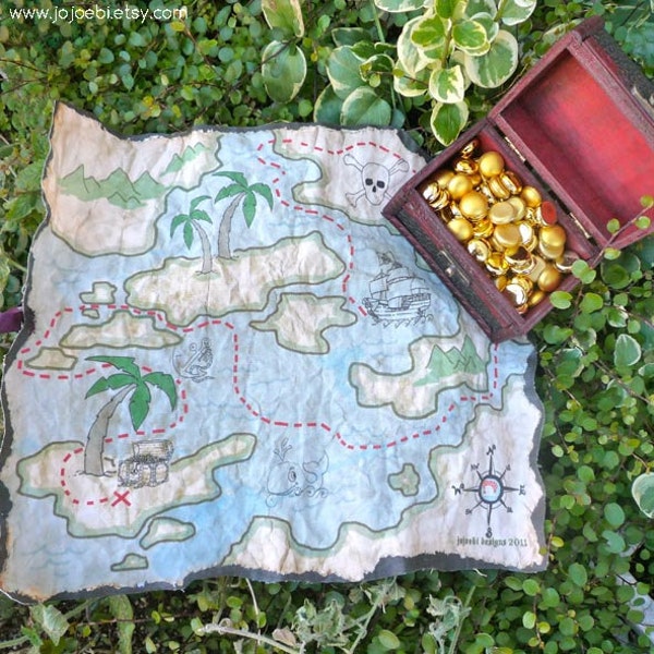 Cloth Treasure Map