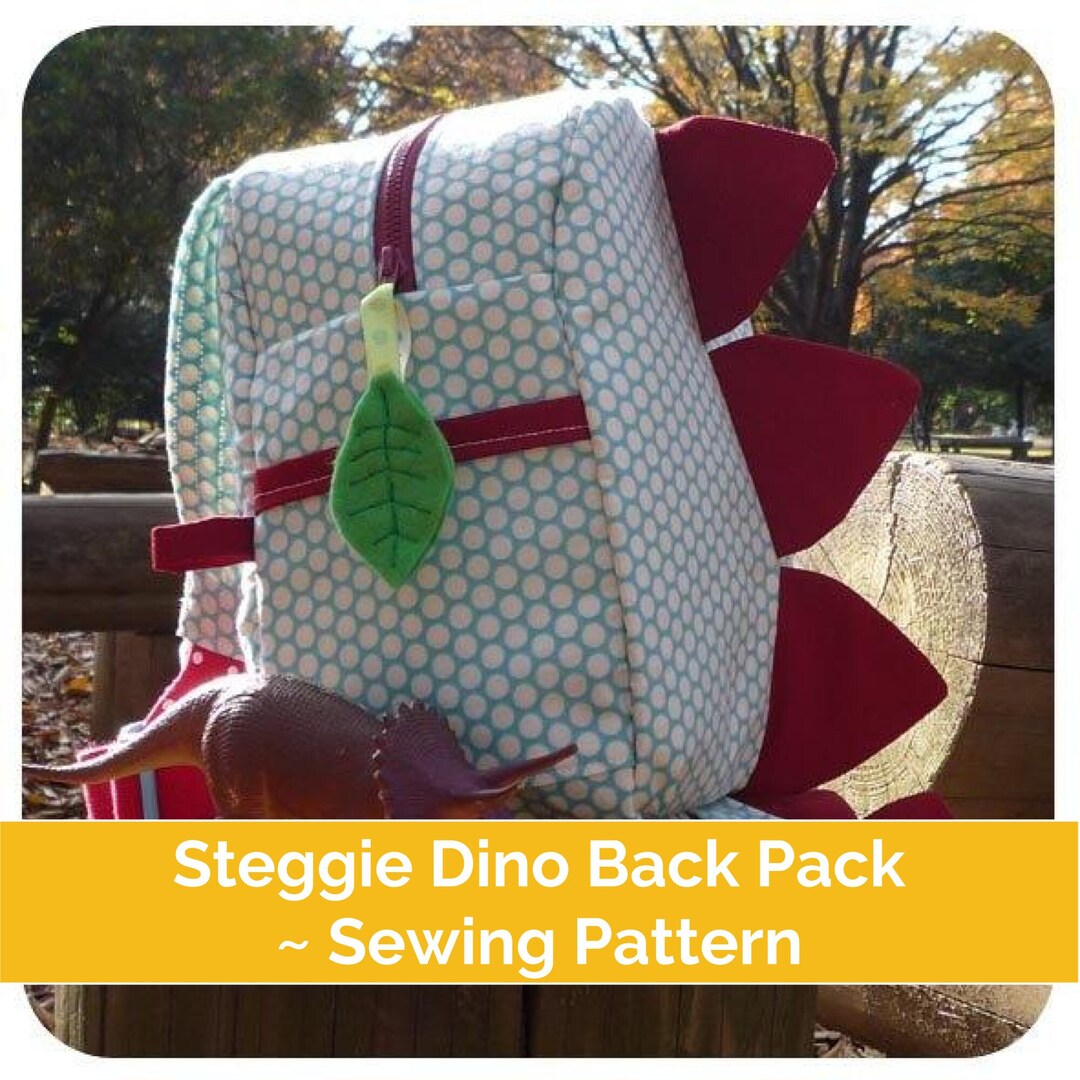 Dinosaur Pattern Backpack For School & Travel - Kids Students Daypack Rucksack