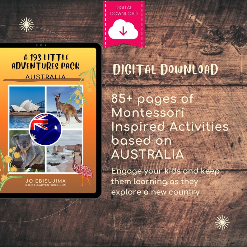 AUSTRALIA a 193 Little Adventures Pack Printable culture packs for curious kids image 9