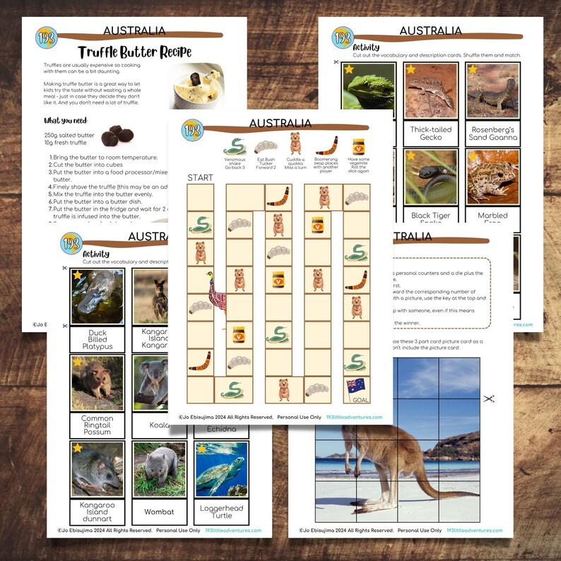 AUSTRALIA a 193 Little Adventures Pack Printable culture packs for curious kids image 7