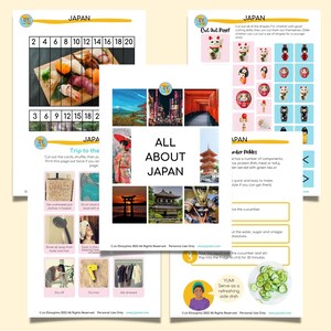 JAPAN 193 Little Adventures Pack Printable culture packs for curious kids imagem 3