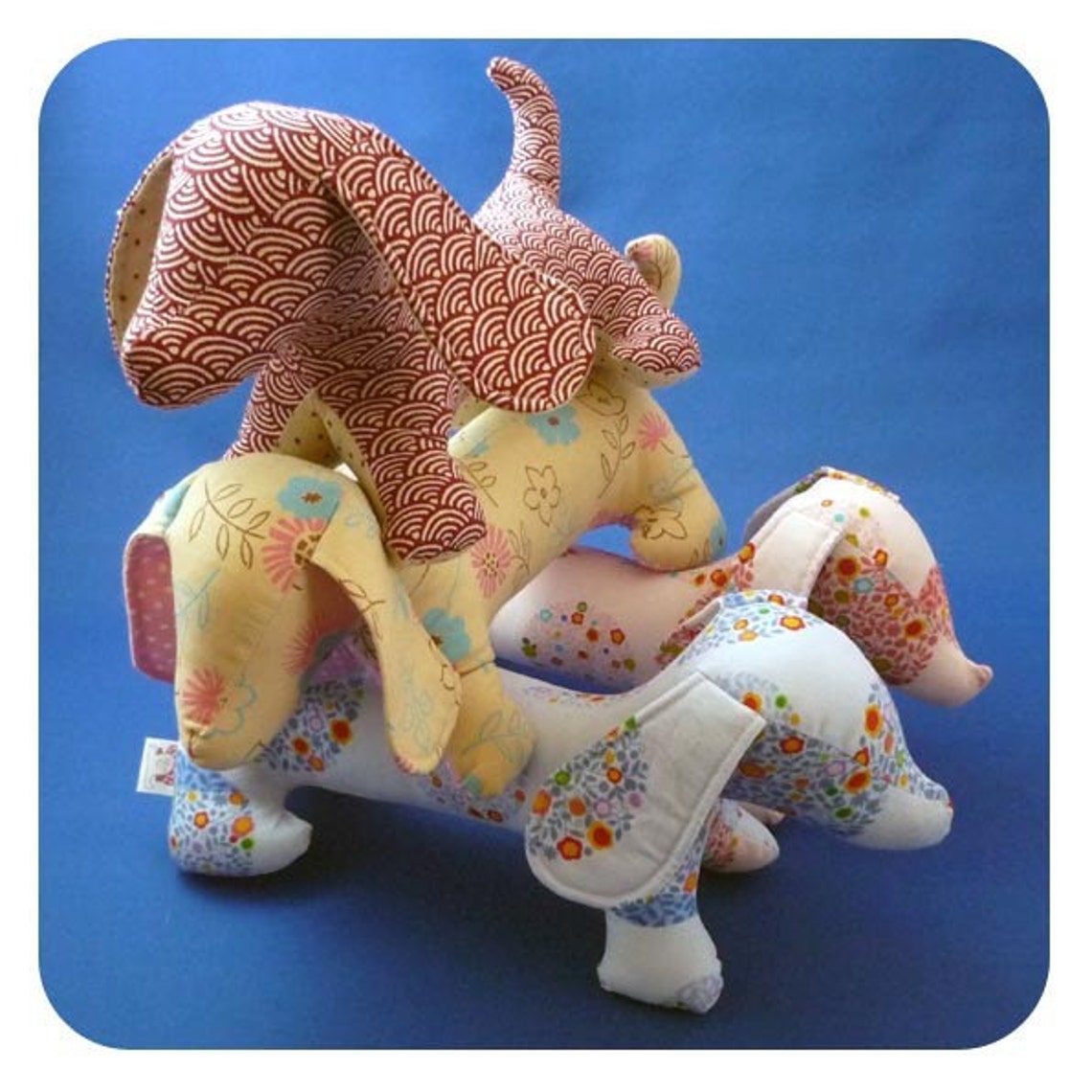 Weiner Dog Sewing pattern PDF dachshund pattern sausage Etsy