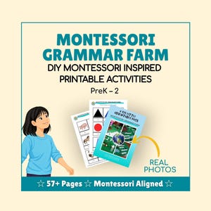 Montessori Grammar Farm: Naming Activity Cards (PDF)