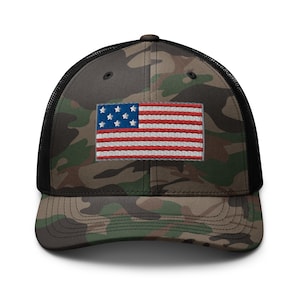 Camouflage Trucker Hat | Camo Mesh Cap | Adjustable Snapback | Unisex Outdoor Hat | Hunting and Fishing Gear Camouflage trucker hat