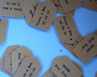 Personalised tag printing service add-on