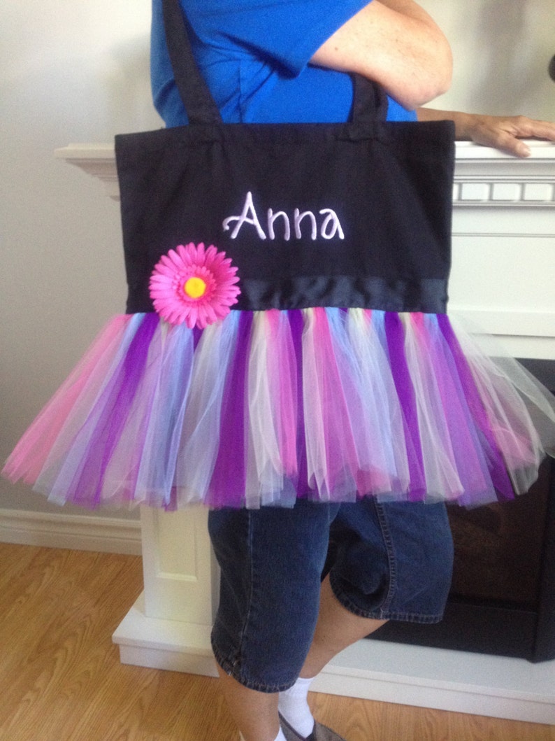 Personalized Embroidered Tutu Bag