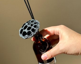 Amber Reed Diffuser with Lotus Flower. Stylish Housewarming or Hostess Gift