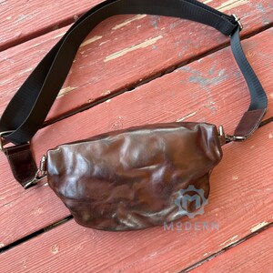 NZ MADE leather bum bag main image 1