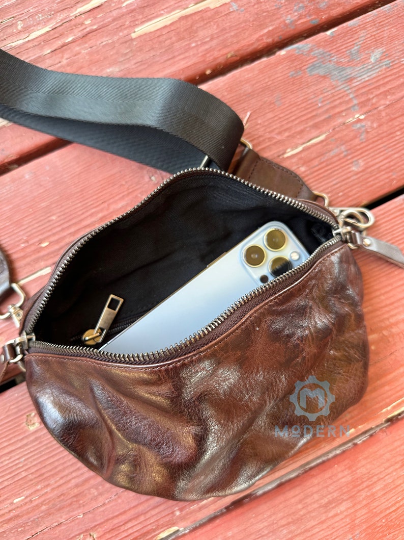 NZ MADE leather bum bag main image 0