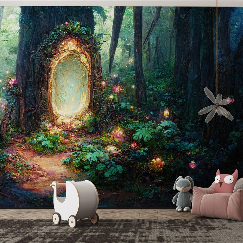 Fairy Forest Wallpaper - Etsy