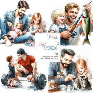MEJOR PADRE 2 - ilustraciones digitales, imágenes prediseñadas, ilustraciones de scrapbooking