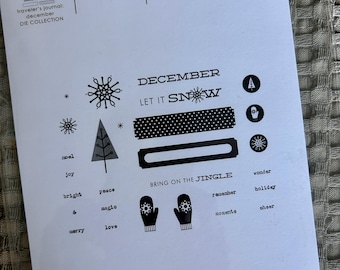 DESTASH - Papertreyink Stamp Set -Traveler's Journal December