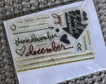 DESTASH -December Daily Stamp Set
