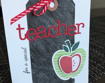 Handmade Greeting Card - Teacher Appreciation