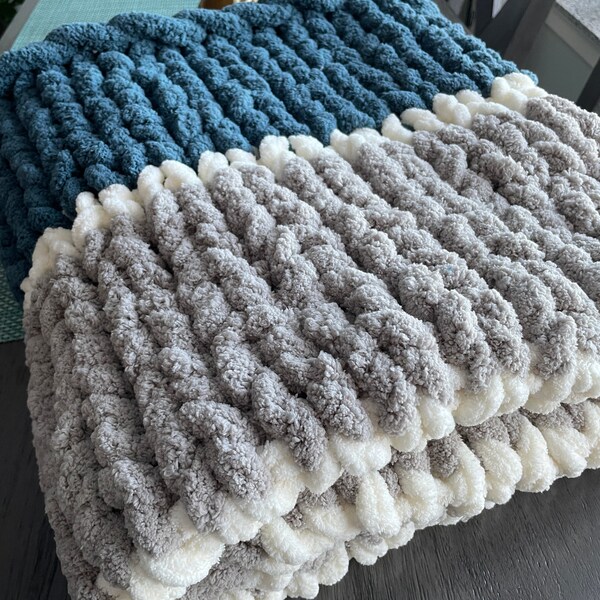 Chunky Throw Etsy