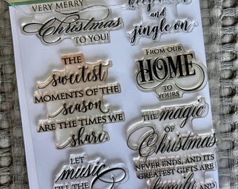 DESTASH - Penny Black Stamp Set - Sweetest Moments