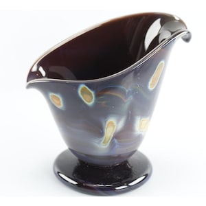 Hand Blown Art Glass Vase One of Kind 4.5&quot;