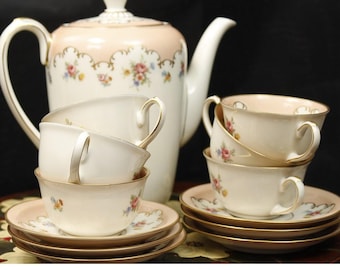 Zeh Scherzer Germany 13 Piece Tea Set