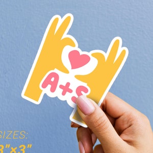 Pegatina personalizable para el día de San Valentín con iniciales, regalo personalizado para el día de San Valentín para ella, pegatinas para estudiantes, calcomanía para pareja enamorada, regalo para mejor amiga