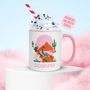 Scorpio Zodiac Mug, Astrology Sign Coffee Mug Gift For Scorpio Woman Tea Cup Horoscope Scorpio Birthday Present For Friend