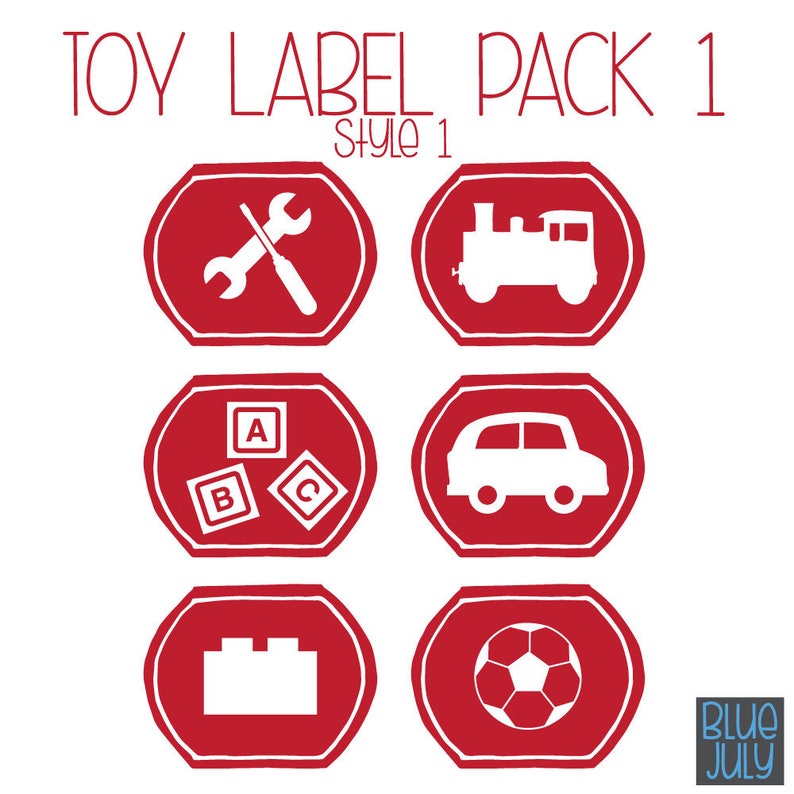Toy Labels | Etsy