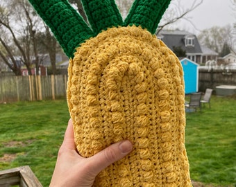 Crochet Pineapple Pillow